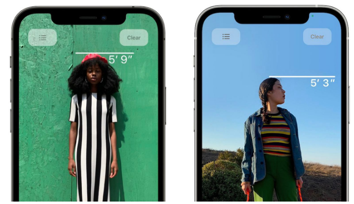威海苹果服务网点分享通过iPhone激光雷达测量身高方法教程 